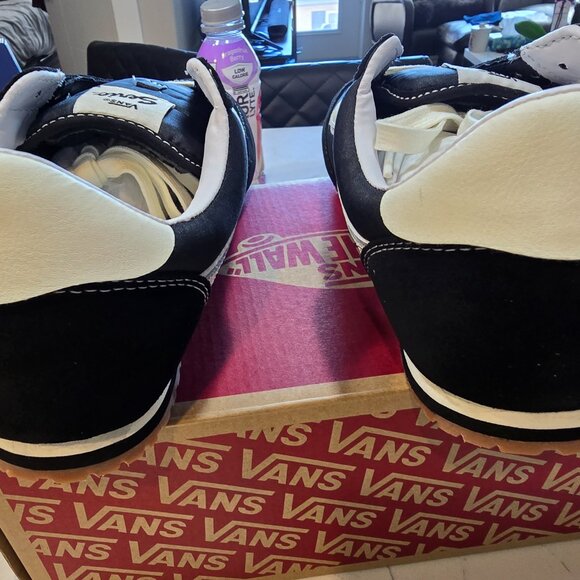 VANS SUPER LowPro VN000D83BLA Black MenS 10 Suede Upper SERIO Shoes Sneaker NEW - Picture 6 of 13